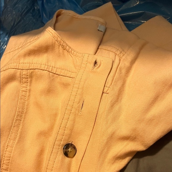 MadeWell Front Button Up Short Sleeve Straight Leg Jumpsuit - Picture 1 of 1